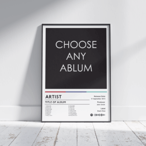 Any Album Music Poster